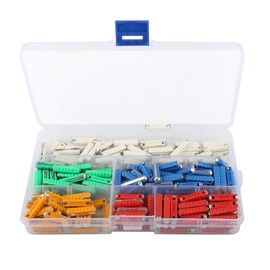 200pcs Continental Torpedo Fuse with Plastic Storage Box for 5A 8A 10A 16A 25A European Vehicles for Vintage Cars