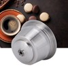 Coffee Capsule Set Stainless Steel Reusable Refillable Capsule for Dolce