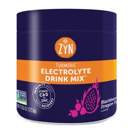 ZYN Electrolyte Hydration Drink Mix (30 Servings), BlackBerry Dragonfruit Electrolytes Powder, Hydrating Formula w/Turmeric Curcumin, Vitamin C & D, Zinc, Electrolyte Support Drink Mix