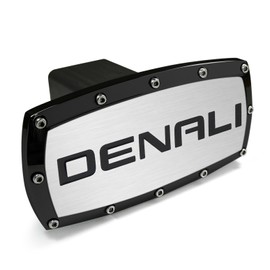 CarBeyondStore GMC Denali Black Trim Billet Aluminum Tow Hitch Cover