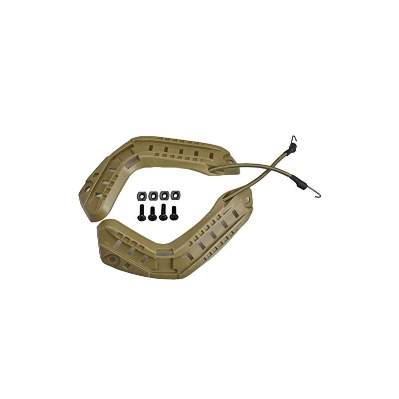 Fast Helmet Rail Mount Kit Helmet Side Rail Accessory (Coyote)