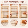Wooden Weaving Loom for Tapestry Crafts – 19.68 x 15.35