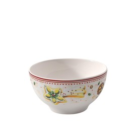 Villeroy & Boch Winter Bakery Delight Bowl, Porcelain, Multi-Colour, 29.5 x 18 x 16.5 cm, BOL, Shooting Star, 4 unità