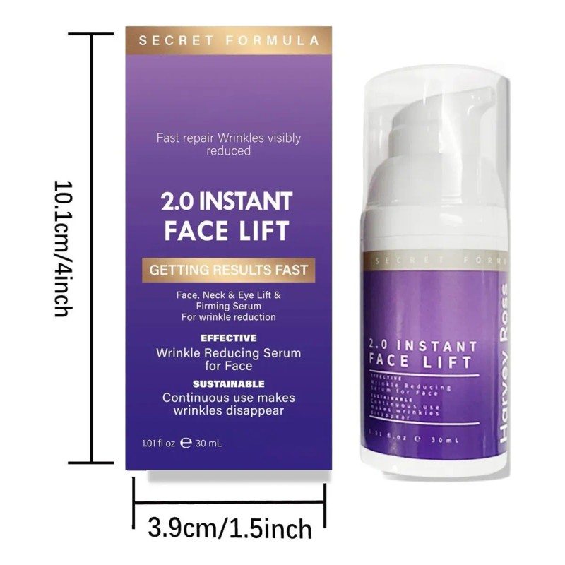 Crema Facial Reparadora B Instant Face Lift Cream Ring And