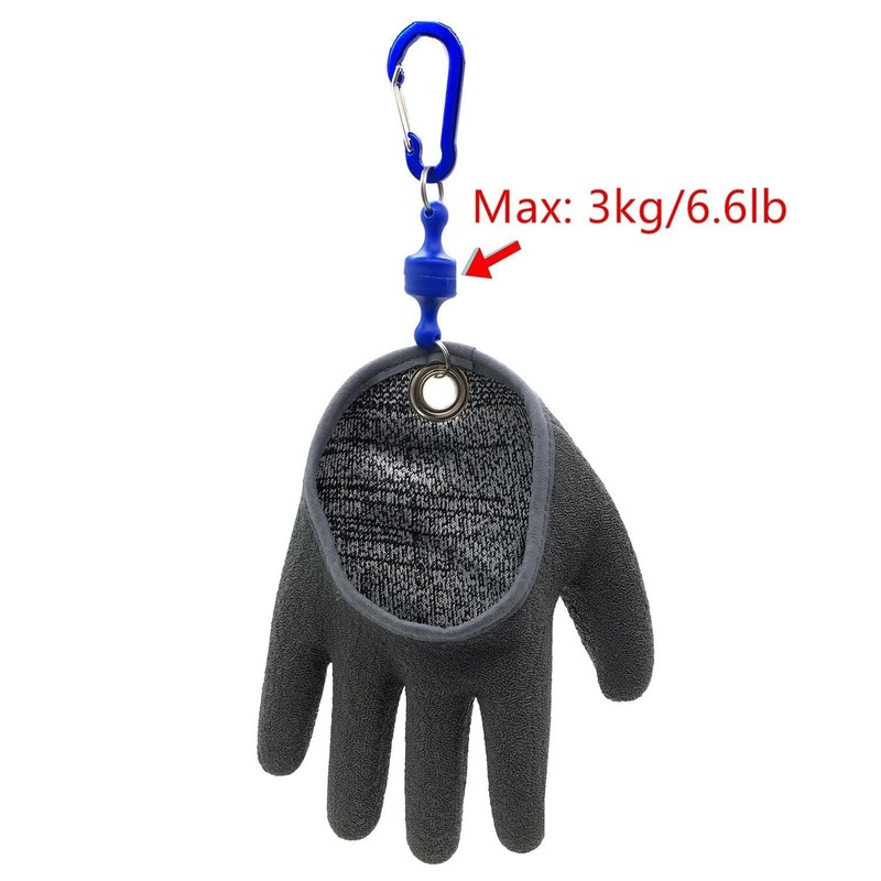 Inf-way Fishing Glove with Magnet Release, Fisherman Professional Catch Fish