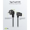 Goobay 96042 IEC Cable 1.5 m / 90 Degree C13
