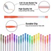 Lineon Gel Ballpoint Pens, Color Ballpoint Pens, 100 Pack, Gel