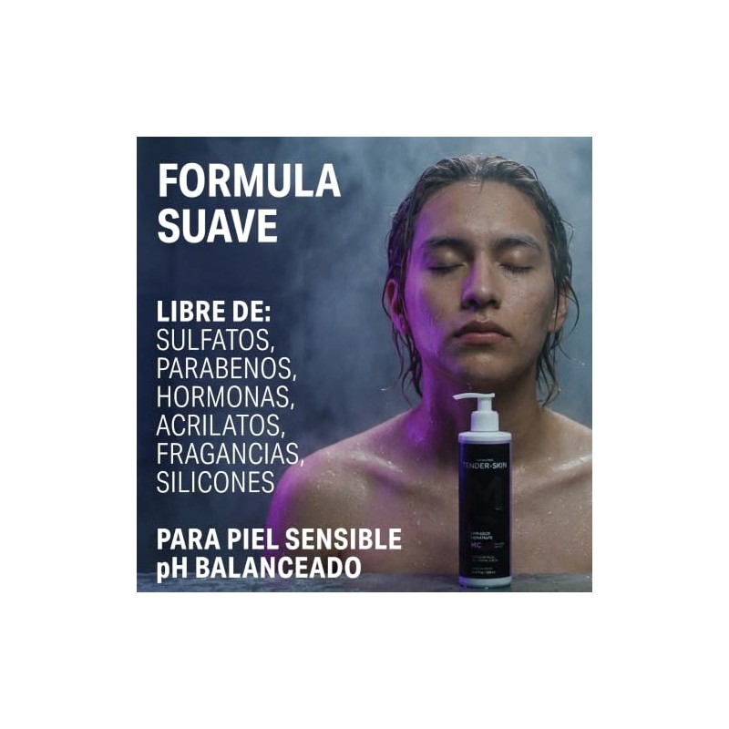 Tenderskin Gel Limpiador Facial Ultra-Suave Piel Normal A Seca, 250