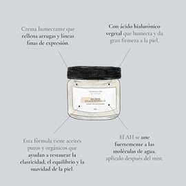 Remedios del Bosque 2 Pack Crema Regeneradora con Ácido hialurónico BIO 50 Gramos, Hidrata y Humecta Intensa y Profundamente.