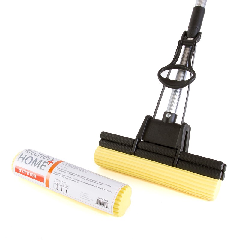 Super Absorbent PVA Roller Sponge Mop Head Refill - Set