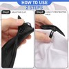 Janmercy 6 Pcs Clip on Tie for Men Clip on