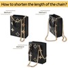 Gold Purse Chain Strap, 43.3 Inch Replacement Bag Chain Strap,