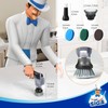 MR.SIGA Electric Spin Scrubber for Kitchen and Bathroom Cleaning, Waterproof