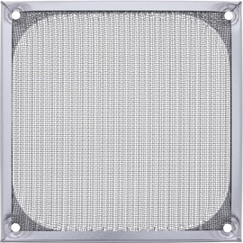 InLine Lüftergitter, Aluminium Filter, 120x120mm