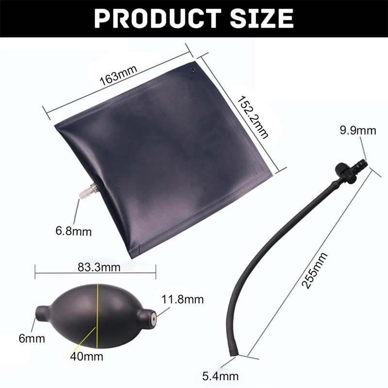 2 Pack Air Wedge Bag Pump Leveling Kit and Alignment
