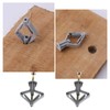 Be In Your Mind 100Pcs Plasterboard Butterfly Type Expansion Anchors