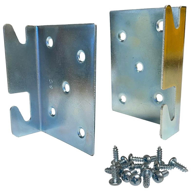 Elegent Upholstery Bed Rail Hook Plates Headboard Footboard Attachment Brackets