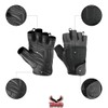 Hugger Men's Super Soft Deer Soft Fingerless Leather Summer Touring