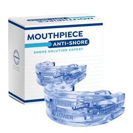 Anti Snoring Mouthpiece Anti Snoring Devices for Men and Women Soft Snore Stopper, Snoring Mouth Guard - Ready to Use Anti Snore blue