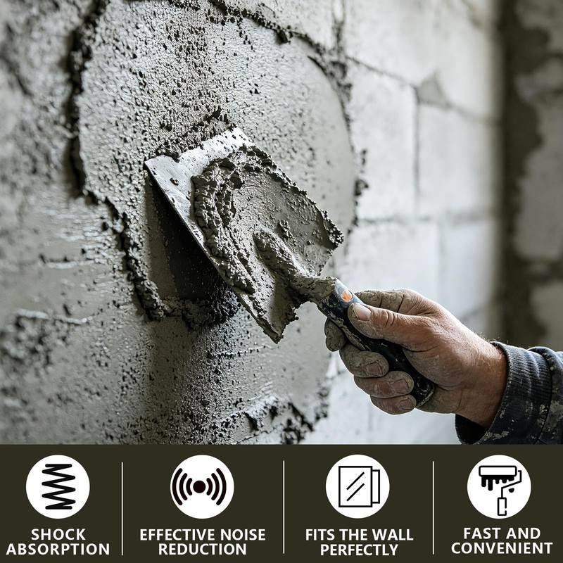GOODTAKE Multi-Purpose Soundproofing & Fire Retardant Paint – Sound Dampening