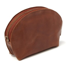 dR Amsterdam Makeup Bag, Cognac, Contemporary
