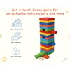 DS. DISTINCTIVE STYLE Wooden Stacking Tower Game 54PCS Colorful Stacking