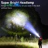 Aikertec Headlamp Rechargeable, Super Bright Headlamp for Adults with Motion