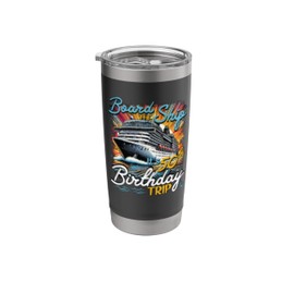 Board The Ship It's 50th Birthday Trip HBD Memories Cruising Stainless Steel Insulated Tumbler