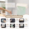 2 PCS Wall Mount Trash Bag Dispenser Roll Holder, Kitchen