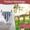 Pack of 15 S Hooks with Leather Loop, 12.5 x