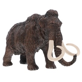 NUOBESTY Mammoth Brandon Downing Mammoth Realistic Prehistoric Extinct Animal Collection Toy Figurine Forest Wildlife Elephant Ornament Toy Model Wooly Mammoth