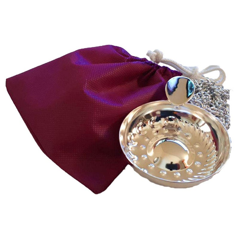 Euposia - Tastevin Sommelier MOD. Burgundy Professional - Silver Plated