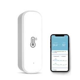 Digital Hygrometer, Indoor Thermometer, Hygrometer Thermometer for WiFi Indoor Outdoor, Wireless Temperature Humidity Sensor Monitor with Alert