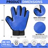 ZENELANEP Upgrade Pet Grooming Gloves, Grooming Gloves for Dogs, Cats,