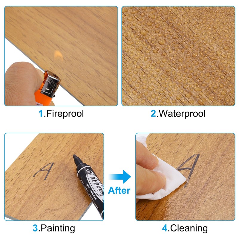 PATIKIL Check Presenters for Restaurants, 30Pcs Mini Clipboard Wood Check