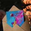 Artery8 Birthday Card Bright Abstract Basketball Hoop Slam Dunk For