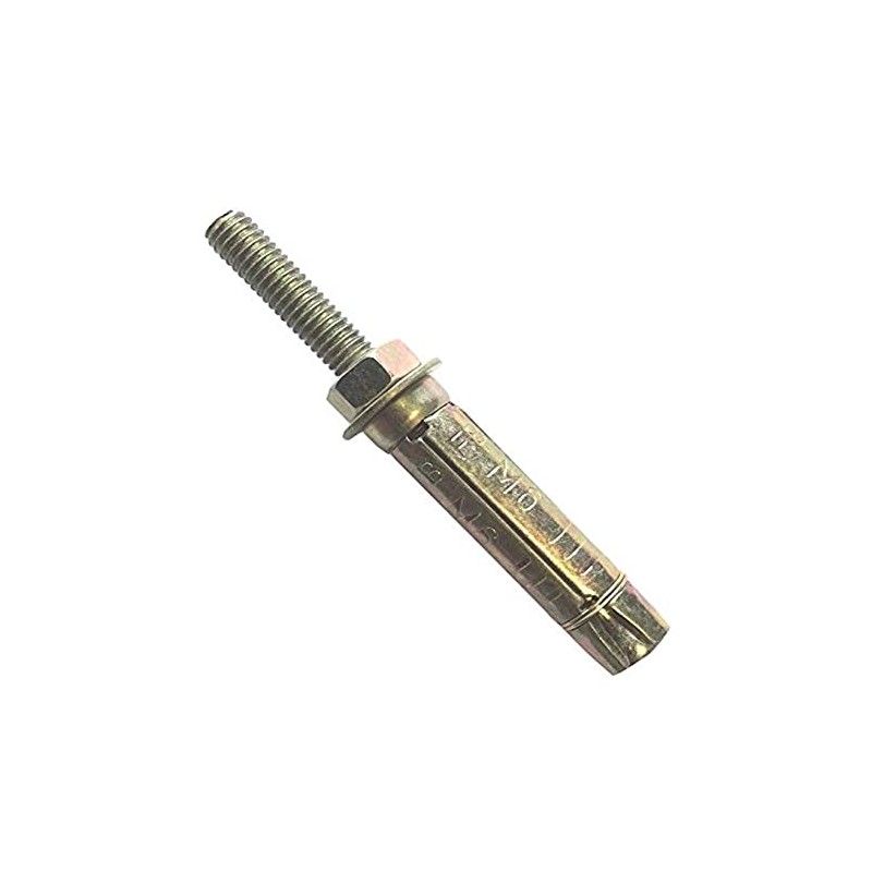 Merriway BH03965 (2 Pcs) YZP Loose 8.8 Steel Bolt Projecting