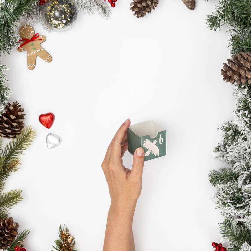 DIY Advent Calendar 24 Days 1-24 Drawing Christmas Countdown (Light