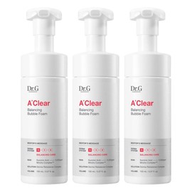 Dr. G Aclear Balancing Bubble Foam, 150ml, 3 pieces / 닥터지 에이클리어 밸런싱 버블 폼, 150ml, 3개