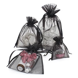 Shimojima 008705118 Haiko Bag H Organza M Black 10 Pieces