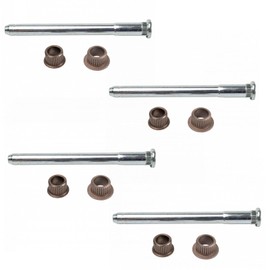 TRQ Front Rear Door Hinge Pin Bushing Repair Kit LH & RH for GM Truck SUV
