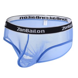 ZAIGGUT - Calzoncillos tipo calzones sexy para hombre, de malla transpirable, para hombre, 1 a 3 unidades, azul (blue*1), XX-Large