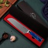 Cuchillo de Chef Yeeclot, Cuchillo Profesional Japonés Santoku 7 pulgadas,