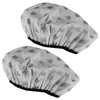 COLLBATH 2pcs Self-heating Aluminum Foil Hair Cap for Hair Oil