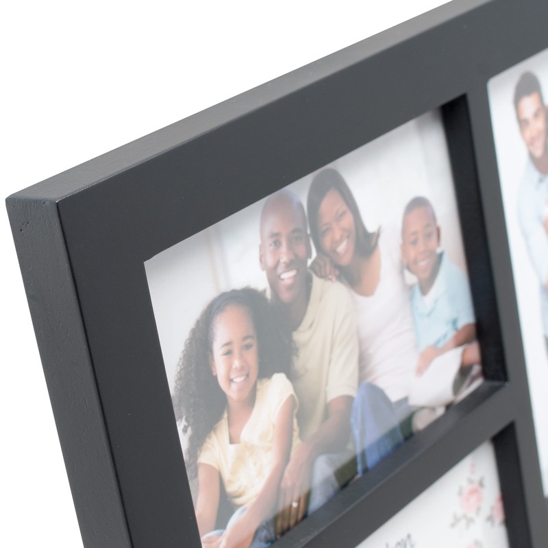 Hampton Frames GALLERY 5 Aperture - 4x6 (10x15cm) Black Multi