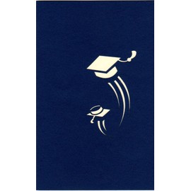 Favour Pop Up Card on Passing Your Exam, blue