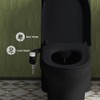 Swiss Madison Aqua Non-Electric Bidet Toilet Attachment in Glossy Black
