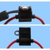 ZOOKOTO Inline Fuse Holder 15A,10 AWG Gauge Wire Car Auto