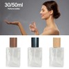 SCOLAND 30/50ml Perfume Bottle Glass Refillable Perfume Atomizer Bottle with