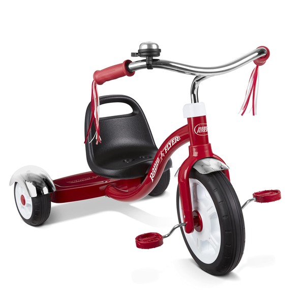 Radio Flyer Big Red Classic Tricycle, Toddler Trike, Tricycle for Toddlers Age 2.5-5, Toddler Bike,Large
